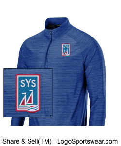 Champro Adult Striker Quarter-Zip Pullover Design Zoom